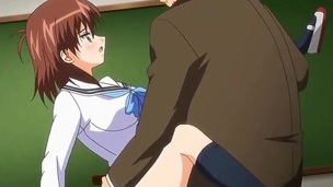 Manga schoolgirl loses virginity