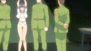 The nasty hentai chick got imprisoned by the soldiers but this babe couldn’t even think about what punishment and tortures are expecting for her there- the strong males are craving for her constricted holes!