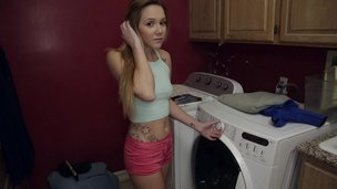 teen blonde babe blowjob white pov american