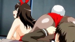 Hentai maid and playboy bunny fuck