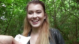 Seducing Misha Cross with cash to acquire in her pussy