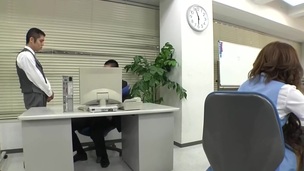 Asian Office lady in Hose