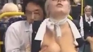 Air hostess groped