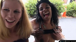 blonde babe interracial reality group sex public hd